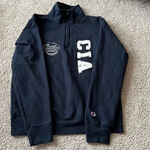 Culinary institute of America navy quarter zip